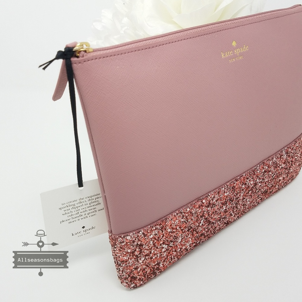 Kate spade large greta court dusty peony Gia NWT - Picture 4 of 6